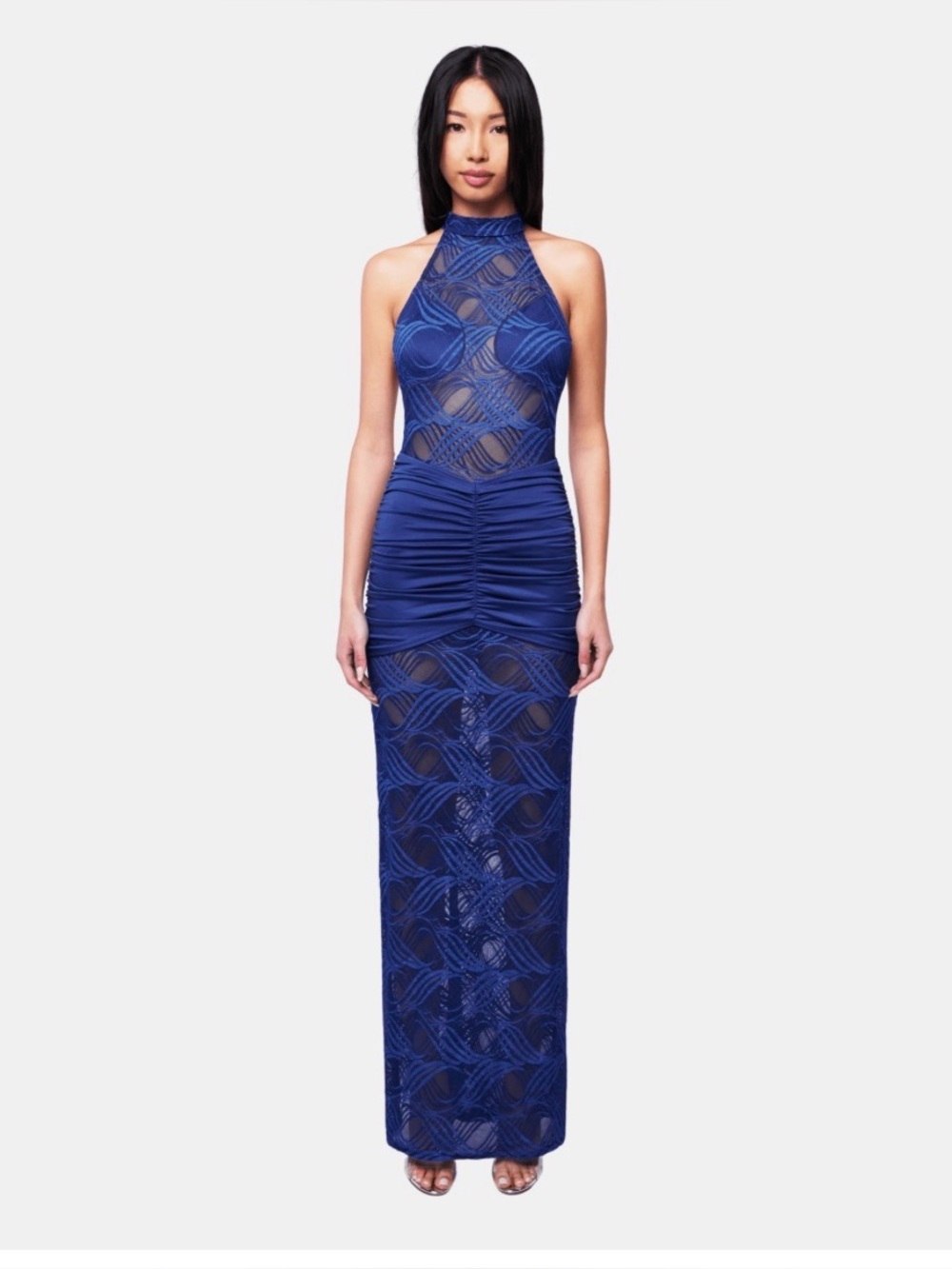NWT OW Collection LYSSA Maxi Dress in Navy